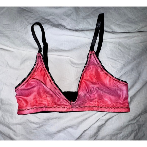 Kilo Brava x Underclub Other - Kilo Brava X Underclub pink black tie die bralette small